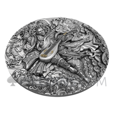 Chiguotian - Four Heavenly Kings Series 5$ 2oz Niue 2021