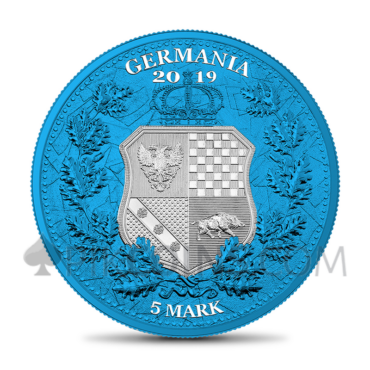 The Allegories - Columbia & Germania 1oz - Space Blue