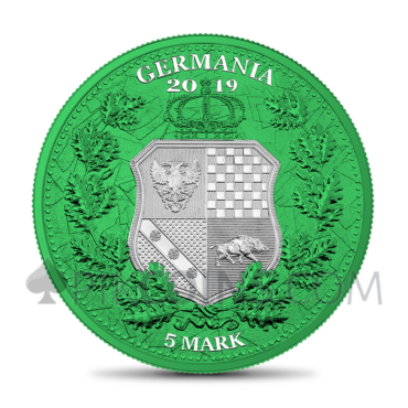 The Allegories - Columbia & Germania 1oz - Space Green