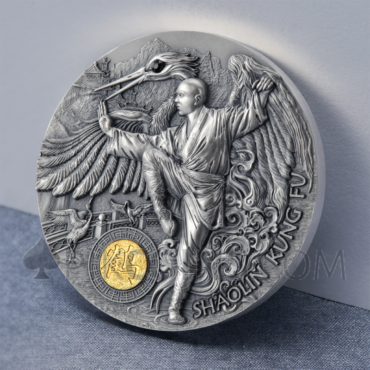 Shaolin Kung Fu Crane - Martial Arts Styles 5$ 2oz Niue 2022