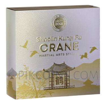 Shaolin Kung Fu Crane - Martial Arts Styles 5$ 2oz Niue 2022