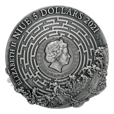 Daedalus and Icarus 5$ 2oz Niue 2021