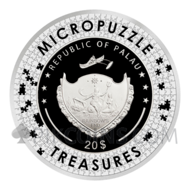 Doni Tondo - Micropuzzle Treasures 20$ 3oz Palau 2023