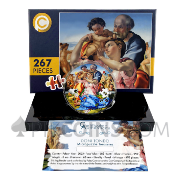 Doni Tondo - Micropuzzle Treasures 20$ 3oz Palau 2023