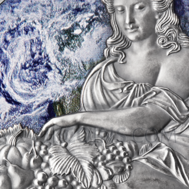 Earth - Planets and Gods 2000 Francs CFA 2oz Republic of Cameroon 2022