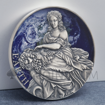 Earth - Planets and Gods 2000 Francs CFA 2oz Republic of Cameroon 2022