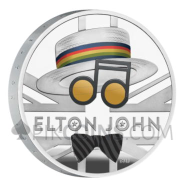 Elton John 2£ 1oz Proof United Kingdom 2020