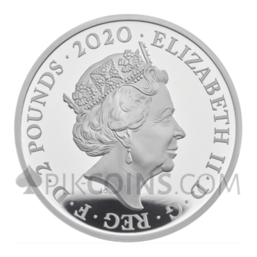 Elton John 2£ 1oz Proof United Kingdom 2020