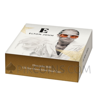 Elton John 2£ 1oz Proof United Kingdom 2020