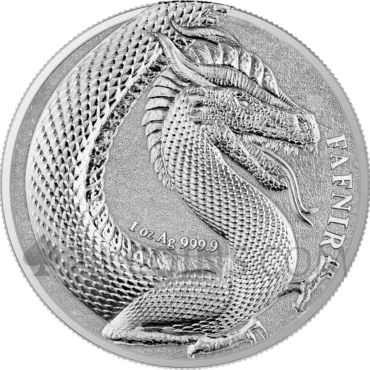 Germania Beasts - Fafnir 2 x 1oz silver BU Double Capsule