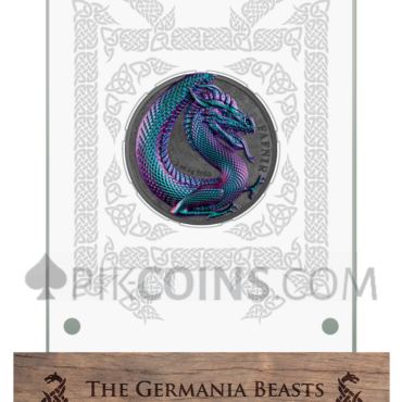 Germania Beasts - Fafnir 2oz silver BU