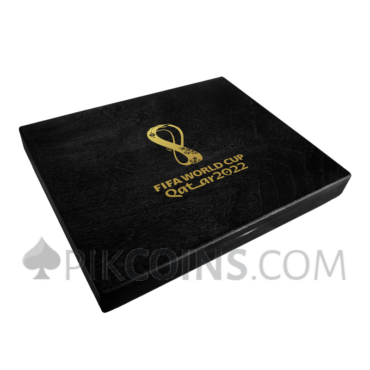 FIFA QATAR 2022™ Mastersize Silver Coin „Doha“ 25$ 1kg Solomon Islands 2022