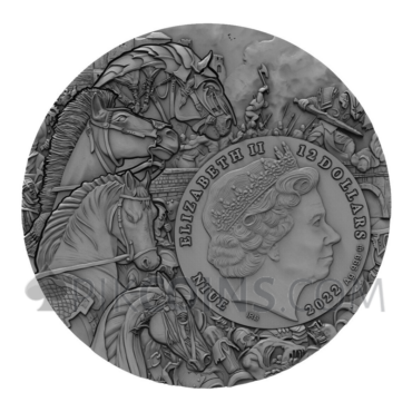 Four Horseman of Apocalypse 12$ 5oz Niue Island 2022
