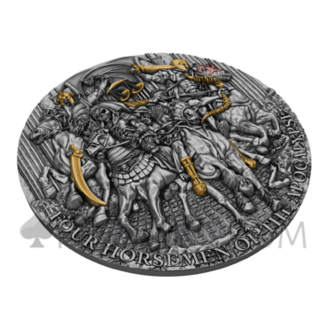 Four Horseman of Apocalypse 12$ 5oz Niue Island 2022