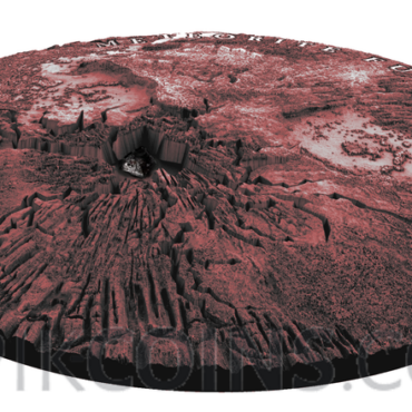 Fukang Meteorite - The World of Meteorites 5$ 2oz Niue Island 2018