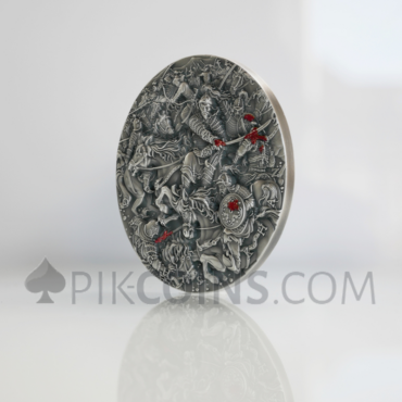 Genghis Khan 5$ 2oz Niue 2021