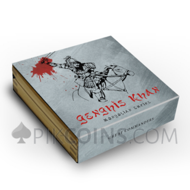 Genghis Khan 5$ 2oz Niue 2021