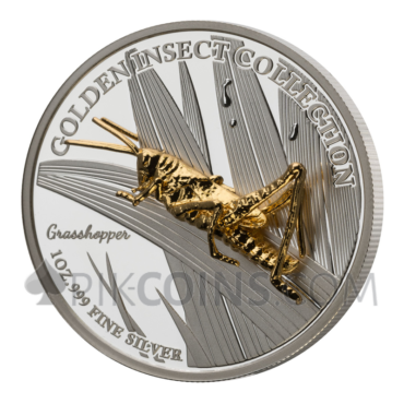 Golden Insects II silver set 5$ 3x1oz Samoa 2022