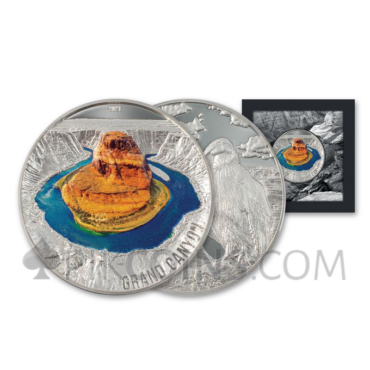 Grand Canyon - Seven Natural Wonders 20$ 3oz Palau 2021