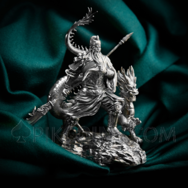 Guan Yu Statue 20$ 10oz Niue 2022