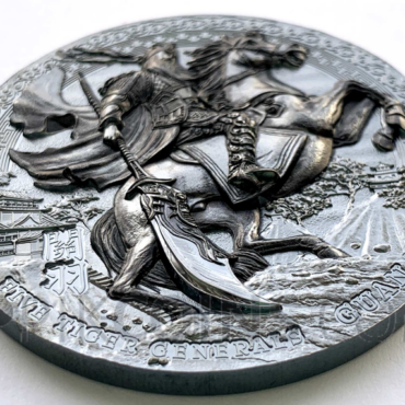 Guan Yu - Five Tiger Generals 5$ 3oz Niue 2020