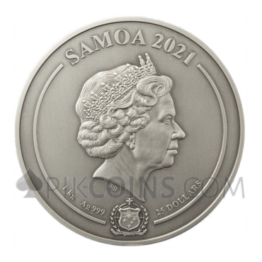 Harry Potter In Hogwarts - Multiple Layer Giant 25$ 1kg Samoa 2021