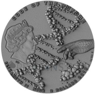 Immortality - Code of the Future 2$ 2oz Niue 2019