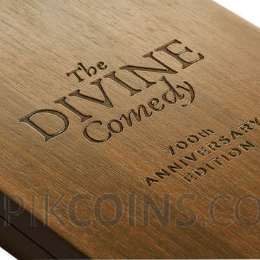 Inferno Dante The Divine Comedy 700th Anniversary 5000 Francs 5oz Cameroon 2020