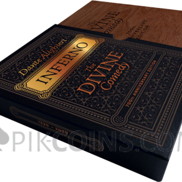 Inferno Dante The Divine Comedy 700th Anniversary 5000 Francs 5oz Cameroon 2020