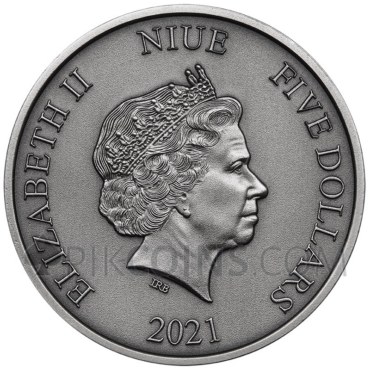 Jurassic World 5$ 2oz Silber Niue 2021