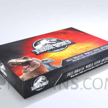 Jurassic World 5$ 2oz Silber Niue 2021