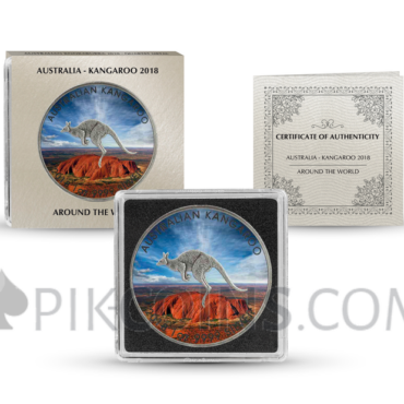 Kangaroo 1 AUD 2018 - "Around the World" Series