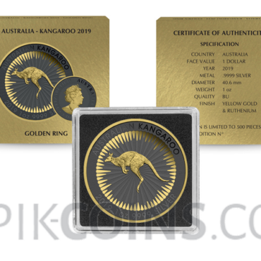 Kangaroo 1 AUD 2019 - Golden Ring
