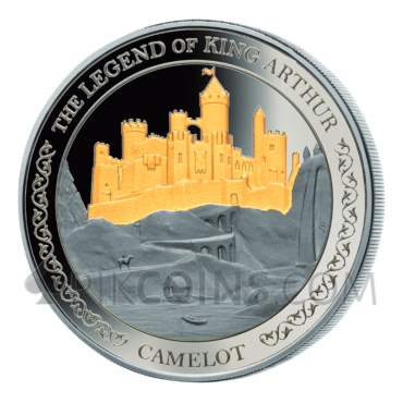 King Arthur Multi Finish Silber Set 5$ 4x1oz Samoa 2022