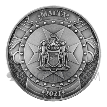 Knights of the Past 10€ 2oz Malta 2021