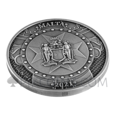 Knights of the Past 10€ 2oz Malta 2021