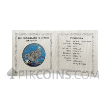 Kookaburra 1 AUD 2018 - "Around the World" Series