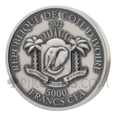 Kookaburra Edition Signature 5000 Francs CFA 2x5oz Ivory Coast 2022