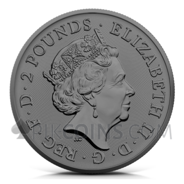 Little John - Gold Ruthenium 2 Pounds 1oz Great Britain 2022