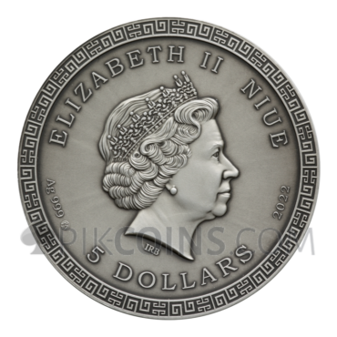 Machu Picchu (Old Peak) - Lost World Cities 5$ 2oz Niue 2022