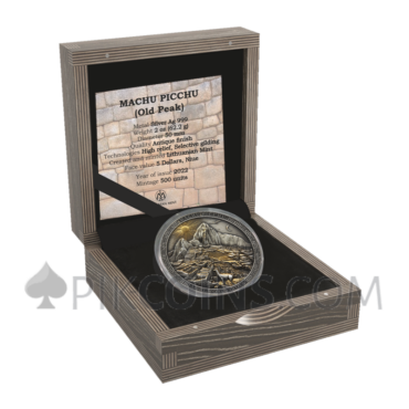 Machu Picchu (Old Peak) - Lost World Cities 5$ 2oz Niue 2022