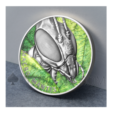 Macro Mantis 5$ 2oz Niue 2022