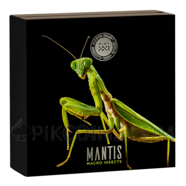 Macro Mantis 5$ 2oz Niue 2022
