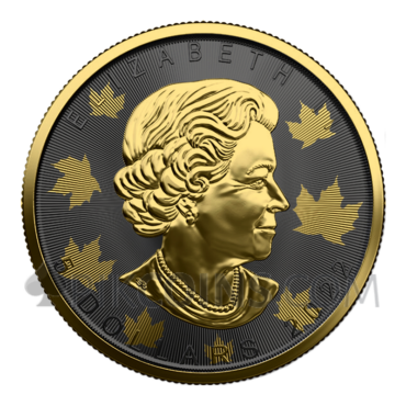 Maple Leaf 5 CAD 1oz 2022 - Golden Ring