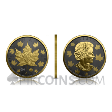 Maple Leaf 5 CAD 1oz 2022 - Golden Ring