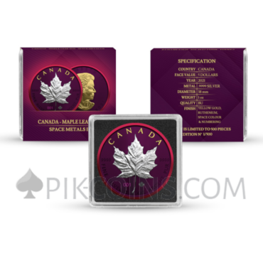 Maple Leaf - Space Metals 5 CAD 1oz Canada 2021