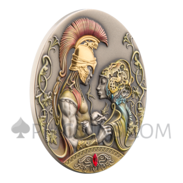 Medea and Jason’s Love - Myths of Love 5$ 2oz Niue 2022