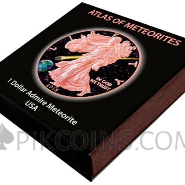 Liberty 1 USD 2015 - Admire Meteorite - Atlas of Meteorites