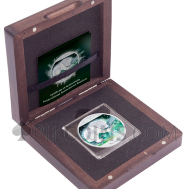 Frozen Panda 10 Yuan - Aurora Rhodium