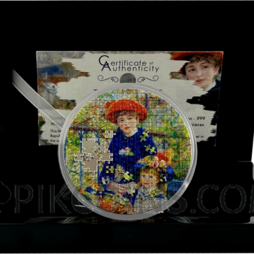 Two Sisters - Micropuzzle Treasures 20$ 3oz Palau 2020